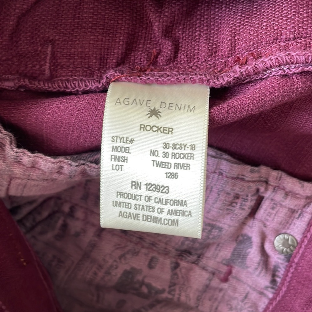 Agave Denim Rocker The Slim Straight - Picture 9 of 14